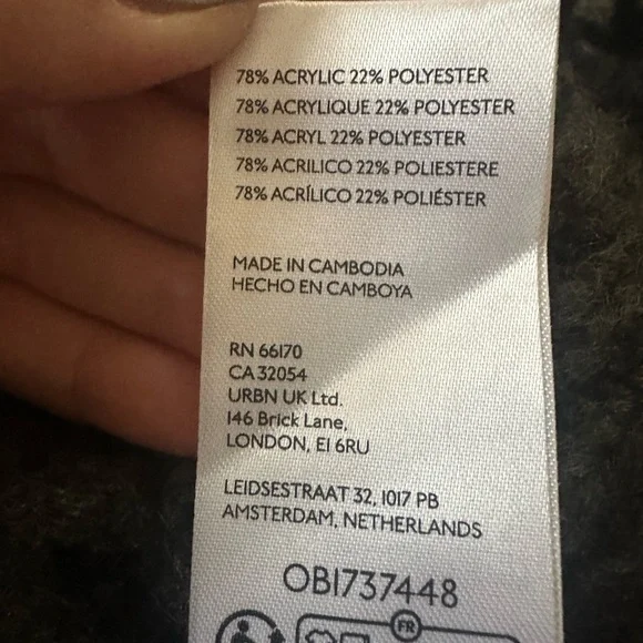 NWOT Urban Outfitters Gray Sweater- Small - Picture 7 of 7